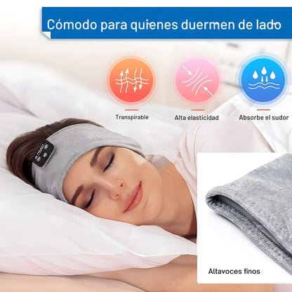 Banda para dormir con auriculares Bluetooth 5.4