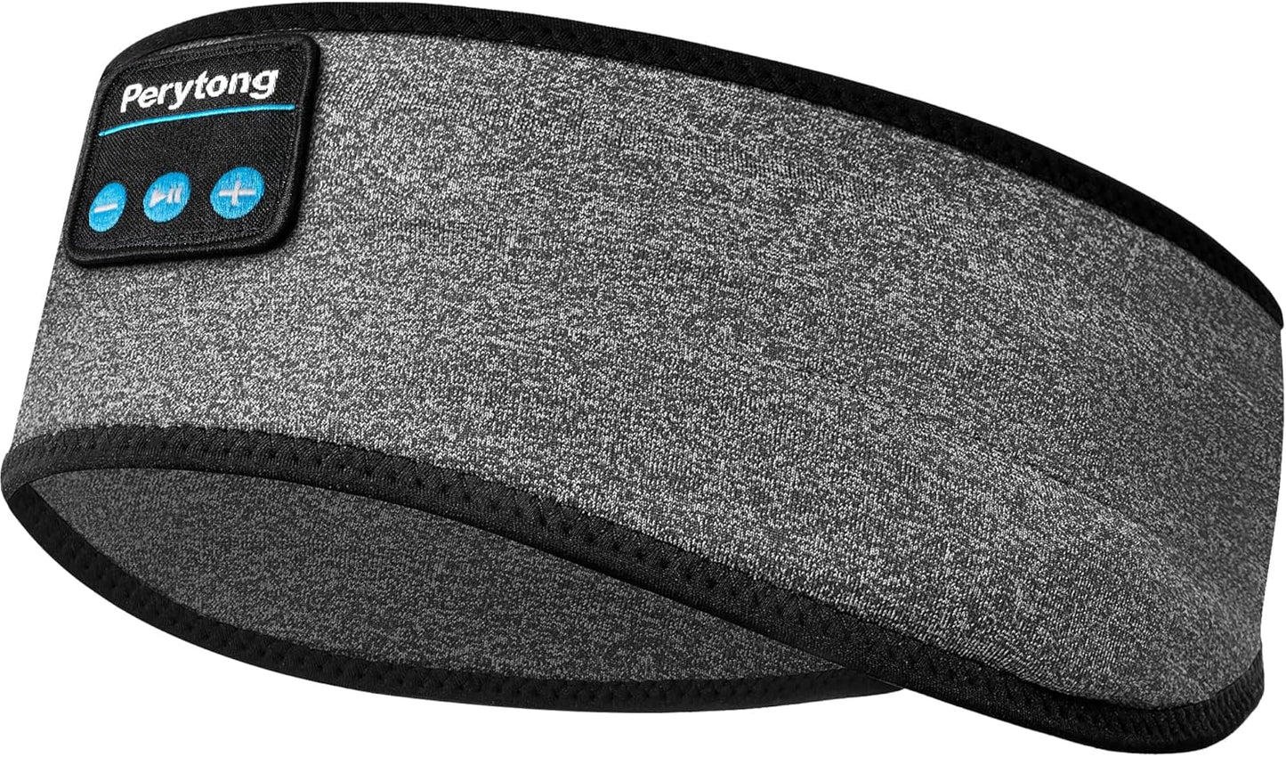 Sleep Headphones Bluetooth 5.4 Headband - Sleeping Headphones with Ultra-Thin Stereo Speakers for Side Sleepers - Wireless Music Earphones Headband for Sports, Workout, Jogging, Yoga, Travel